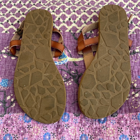 Volcom leather sandals size 6 - Picture 4 of 5